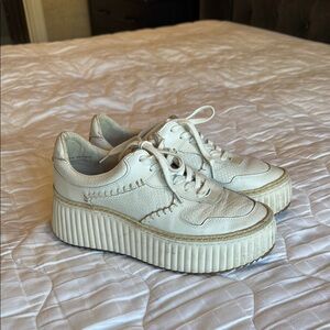 Women's White Dolce Vita Platform Sneakers